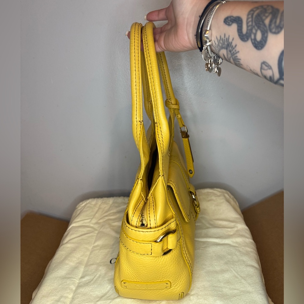 Cole Haan Vibrant Yellow Shoulder Bag - Picture 4 of 6